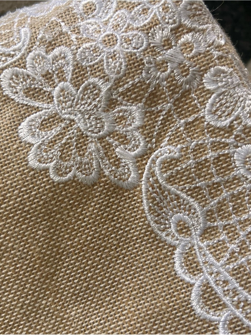 Bride Waterproof Tote Bag in Natural with White Print - Picture 3 of 4